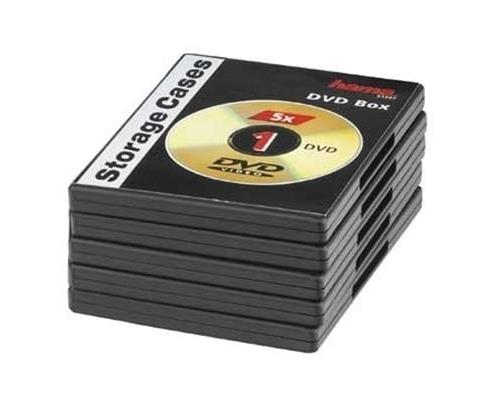 Boîtier DVD Noir Hama 1x5 - 51297 - Image 2