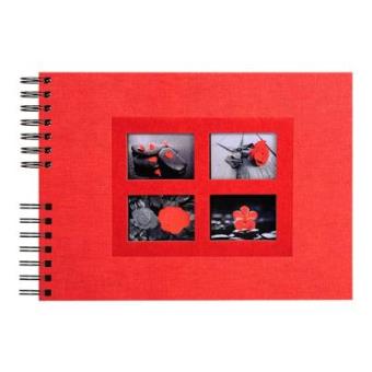 Album Photo Spirale Exacompta 32 x 22 cm Passion Rouge