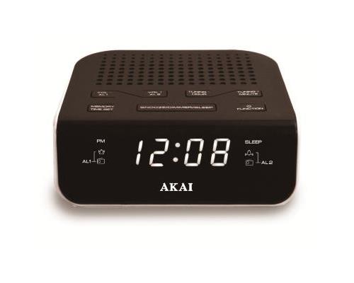 AKAI CLOCK RADIO FM RADIO +  USB