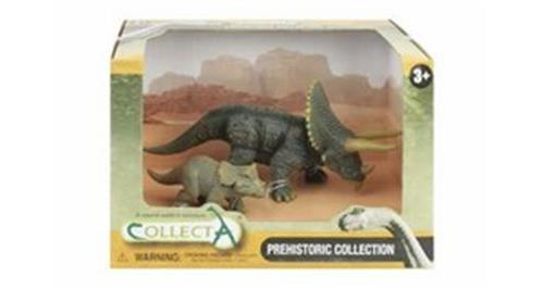 BOITE FIGURINE TRICERATOPS