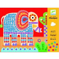 Mosaïque : Eléphant et Escargot Djeco