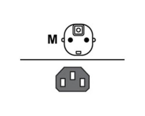 HAMA POWER CABLE 1.5M BLACK-