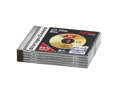 HAMA CD SLIM BOX 5 STUKS -