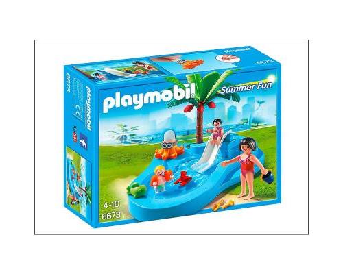 Playmobil Summer Fun 6673 Bassin pour bébés et mini-toboggan