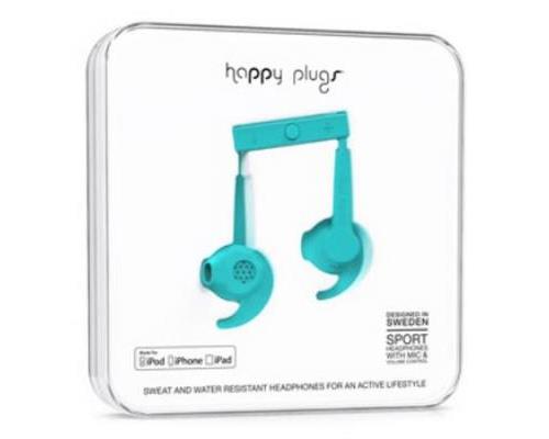 HAPPY PLUGS IN EAR SPORTS MFI TURQUOISE