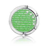 MARCOM BAG HOOK LOVE CRYSTAL GREEN-