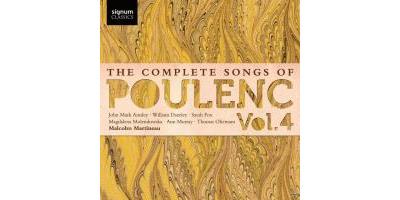 Poulenc Intégrale des mélodies Volume 4