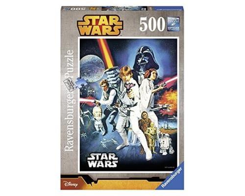Star Wars Original Movie Poster from 1977, 500 Piece Jigsaw Puzzle Made by Ravensburger