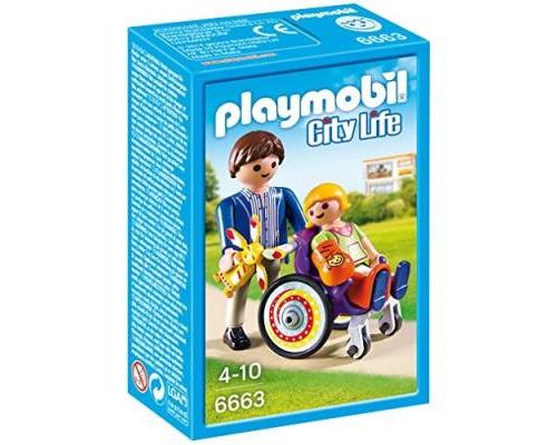 Playmobil City Life 6663 Enfant avec fauteuil roulant et papa