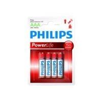 Pack de 4 piles Philips Power Alkaline AAA LR03