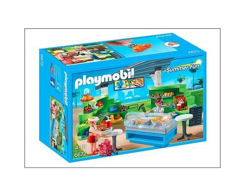 Playmobil Summer Fun 6672 Espace boutique et fast-food