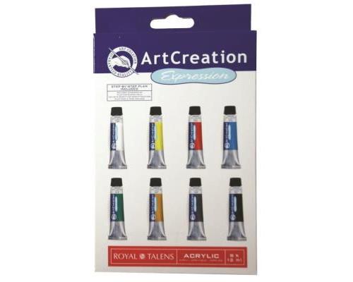 A C EXPRESSION BASICSET ACRYLVERF SET 8 TUBES 12ML
