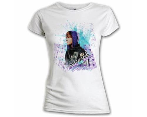 JUSTIN BIEBER T-SHIRT/XL NEVER SAY NEVER