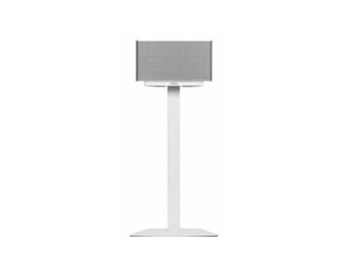 Pied D'Enceinte Flexson Pour Sonos PLAY:5 (Nouveau Modèle) - Hauteur D'Écoute Idéale, Gestion Câbles - Blanc