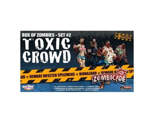 Zombicide - box of zombies set 2 - toxic crowd guillotine games gug0015