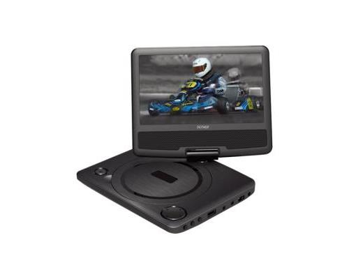 DENVER 7 PORTABLE DVD PLAYER WITH SWIVEL SCREEN
