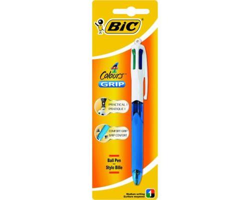 BLISTER OF 1 BIC 4-COLORS GRIP