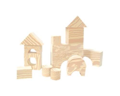 WOOD-LIKE SOFT BLOCKS 30PCS