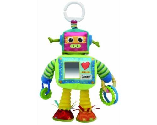 Jouet - LAMAZE - Rusty le Robot - Effets mati&egrave;res - Anneau d'attache - D&egrave;s la naissance