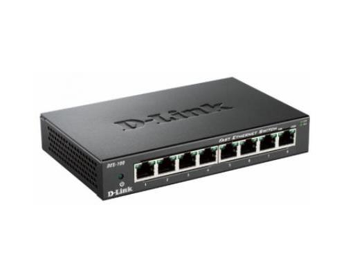 D-LINK DES-108D METAL 8-PORT FAST ETHERNET SWITCH-