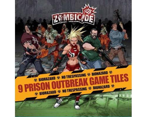 Guillotine Games - Zombicide - Prison Outbreak Game Tiles
