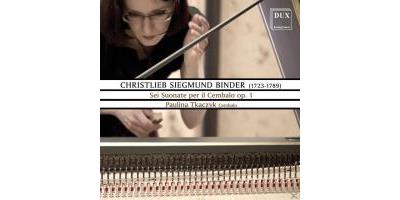 Binder Six sonates pour clavecin opus 1