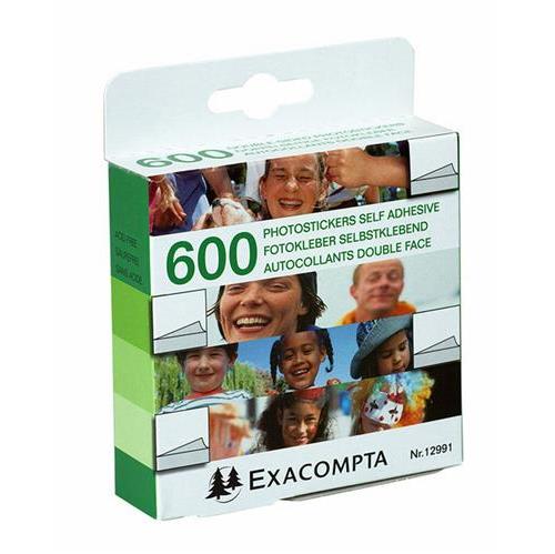 1000 Stickers Adhésifs Invisibles Double Face - 14x10 Mm - Ultra Fins 0,08 Mm - Pour Photos, Albums, Murs