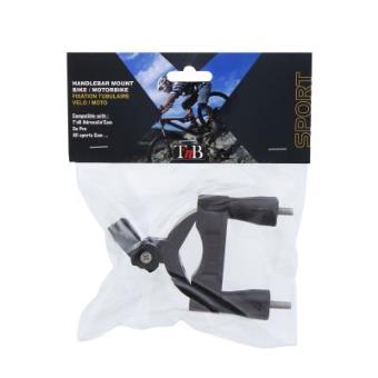 TNB Sport - Fixation Pour Caméra Sur Casque (vélo, Sport) - Noir - Compatible GoPro Et Caméras Sport