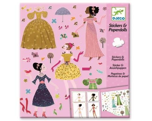 STICKERS & PAPERS DOLLS - ROBES DES 4 SAISONS