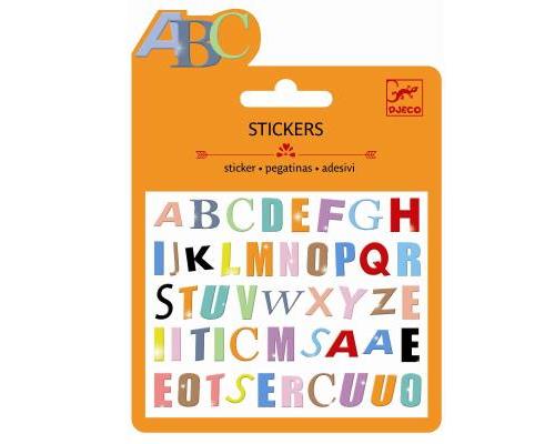 Mini stickers : Lettres colorées Djeco