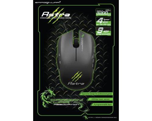 FIB RMS BE Dragon War Astra - Souris - 7 boutons - filaire - USB - noir 