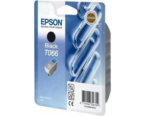 Epson T066 - noir - original - cartouche d'encre