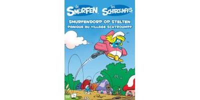 SMURFEN-SCHTROUMPFS-SMURFENDORP OP STELTEN-PANIQUE AU
