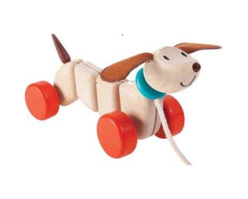 Teck le petit chien à tirer