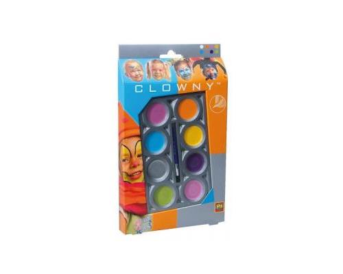 SES Creative - Palette de maquillage Aqua 8 couleurs - Clowny : Tendance