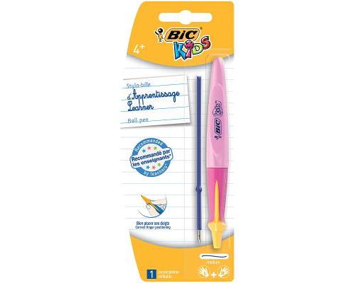 BIC KIDS BEGINNERS BP TWIST + REFILL BLEU B/1