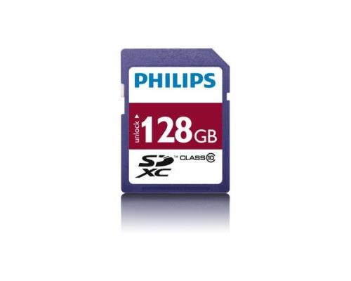 Philips FM12SD55B - Carte mémoire flash - 128 Go - Class 10 - SDXC