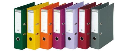 Exacompta - Classeur A Levier A4+ Dos 8mm Couleur Pastel - Carton De 10