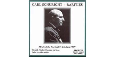 Carl Schuricht Rarities: Mahler-Kodaly-G