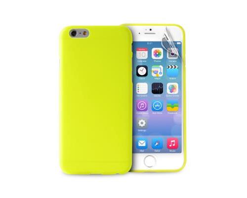 PURO IPHONE 6 ULTRASLIM COVER LIME GREEN + SCREEN PROTECTOR