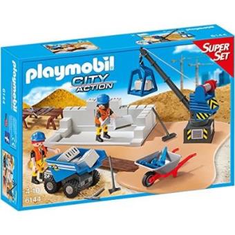 Playmobil City Action 6144 Super Set Construction - Playmobil