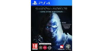La Terre du Milieu L'ombre du Mordor PS4