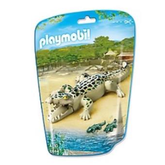 Lot Playmobil Crocodiles - Maman Et Bébés - Thème Safari Jungle Égypte