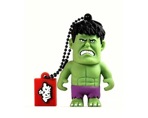 Cl&eacute; USB 16 Go Hulk - M&eacute;moire Flash Drive 2.0 Originale Marvel Avengers, Tribe FD016502