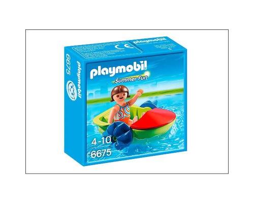 Playmobil Summer Fun 6675 Enfant avec bateau à pédales
