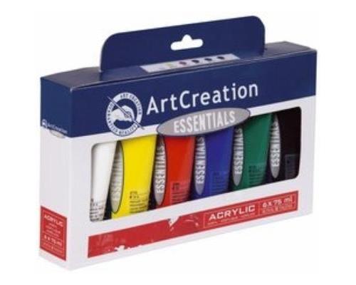 Royal talens - 1 x acrylique artcreation, 75 ml, set de 6 3582806m
