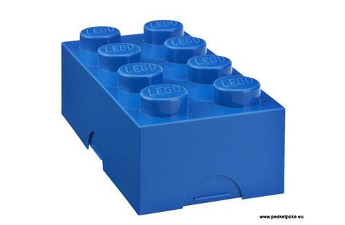 Lego 40231731 boite brique de rangement 8 plots taille m bleu