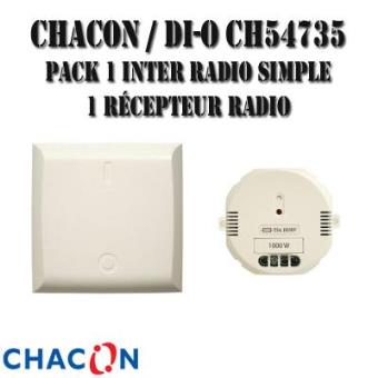Interrupteur scena + 1 module 1000w - chacon - 1