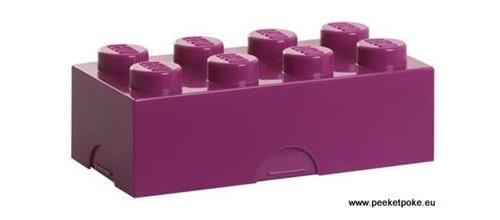 Lego 40231739 boite brique de rangement 8 plots taille m rose moyen