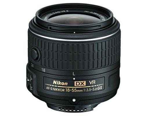 Nikon NIKKOR 18-55mm 1:3.5-5.6 AF-S G DX VR II noir